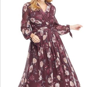 Gal Meets Glam Collection Georgia Chiffon Dress